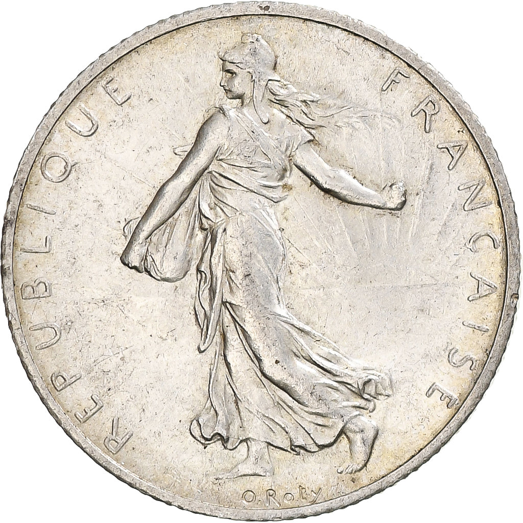 Moneda, Francia, Semeuse, 2 Francs, 1898, Paris, MBC+, Plata, KM:845.1
