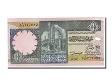 Banconote, Libia, 1/4 Dinar, 1991, FDS