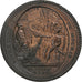 France, 5 Sols, 1792, Birmingham, Monneron, AU(55-58), Bronze, KM:Tn31