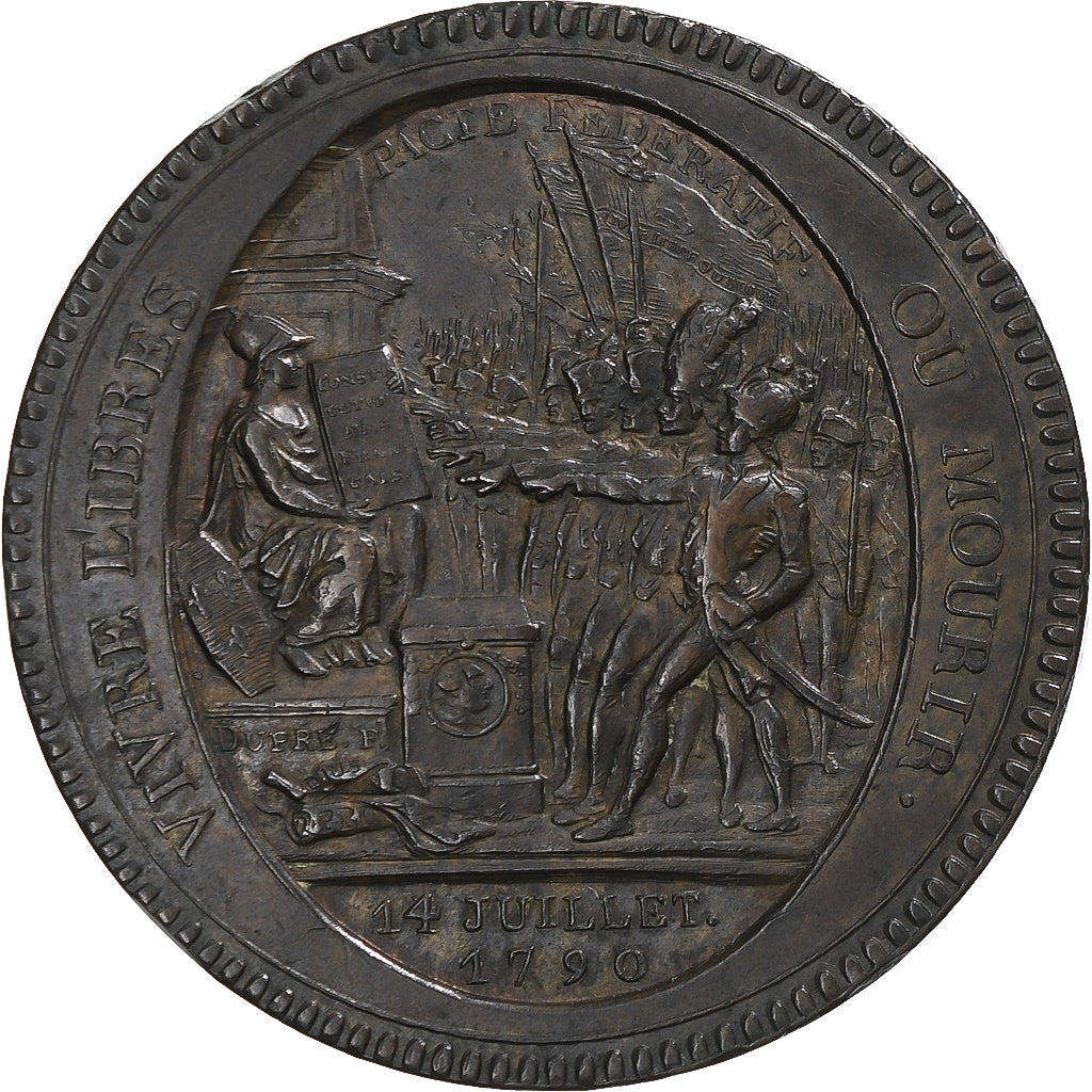 France, 5 Sols, 1792, Birmingham, Monneron, TTB+, Bronze, KM:Tn31, Brandon:223e