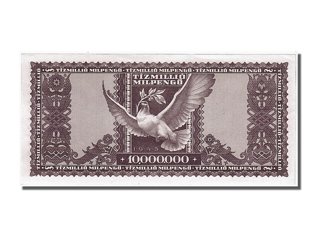 Hungary, 10 Million Milpengö, 1946, KM #129, 1946-05-24, UNC(65-70)