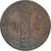 Haiti, 6 Centimes, 1846/AN 43, EF(40-45), Copper, KM:28