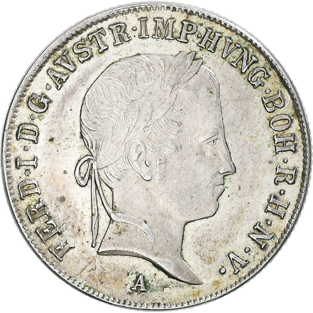 Austria, Ferdinand I, 20 Kreuzer, 1842, Vienne, SPL-, Argento, KM:2208