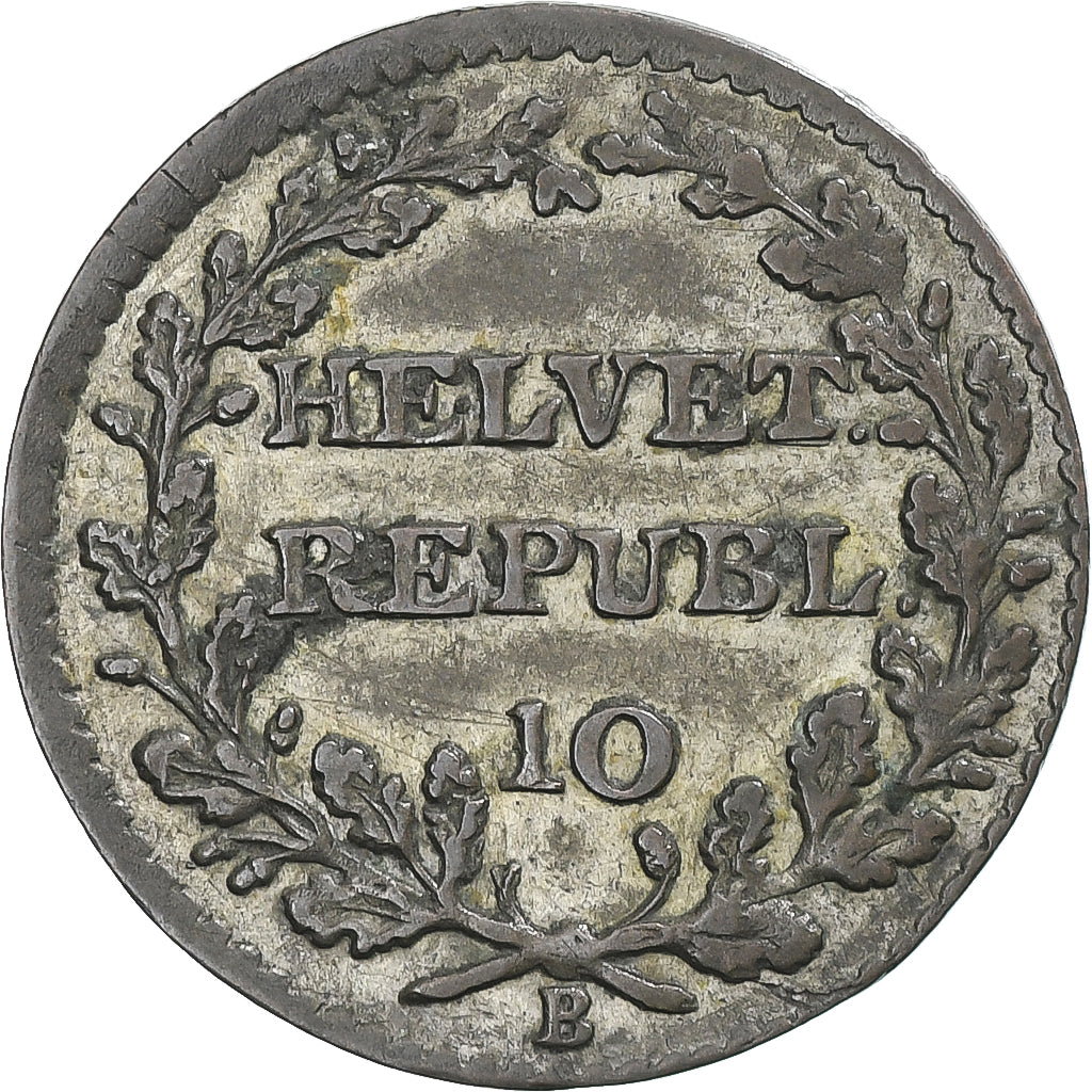 Munten, Zwitserland, République helvétique, Batzen, 1800, Bern, ZF, Billon