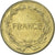 France, France Libre, 2 Francs, 1944, Philadelphia, AU(55-58), Brass, KM:905