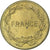 Francia, France Libre, 2 Francs, 1944, Philadelphia, EBC, Latón, KM:905