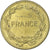 Francia, France Libre, 2 Francs, 1944, Philadelphia, EBC, Latón, KM:905