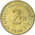 Frankrijk, France Libre, 2 Francs, 1944, Philadelphia, PR, Tin, KM:905