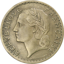France, Lavrillier, 5 Francs, 1939, Paris, EF(40-45), Aluminum-Bronze