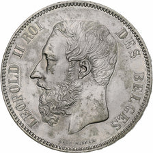 Belgium, Leopold II, 5 Francs, 5 Frank, 1868, Silver, EF(40-45), KM:24