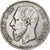 België, Leopold II, 5 Francs, 5 Frank, 1871, Zilver, FR+, KM:24