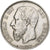 België, Leopold II, 5 Francs, 5 Frank, 1874, Zilver, ZF, KM:24