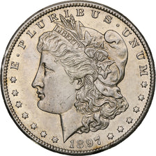États-Unis, Morgan dollar, 1897, San Francisco, Argent, TTB+, KM:110