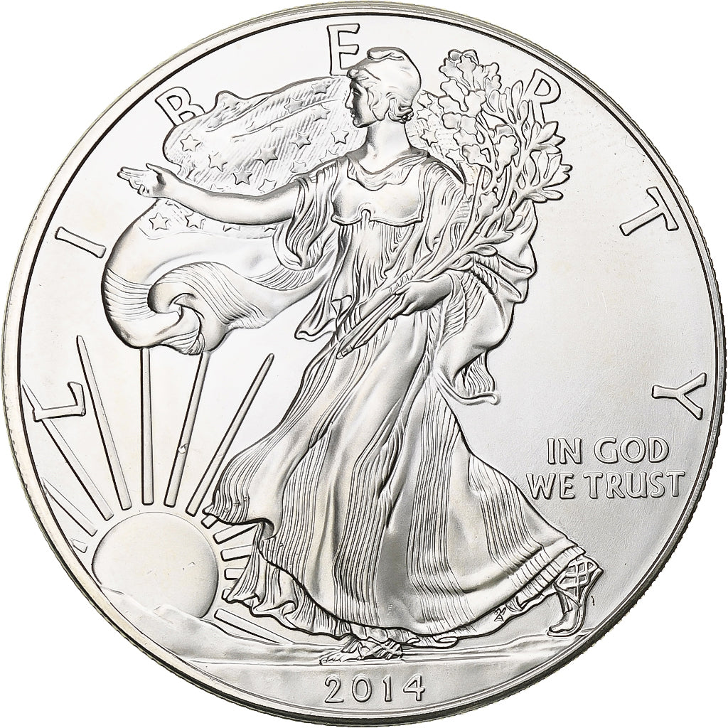 États-Unis, 1 Dollar, 1 Oz, 2014, Philadelphie, Argent, SPL, KM:273