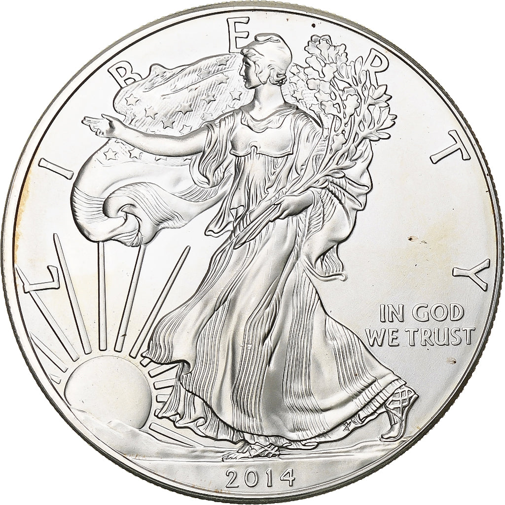 États-Unis, 1 Dollar, 1 Oz, 2014, Philadelphie, Argent, SUP, KM:273