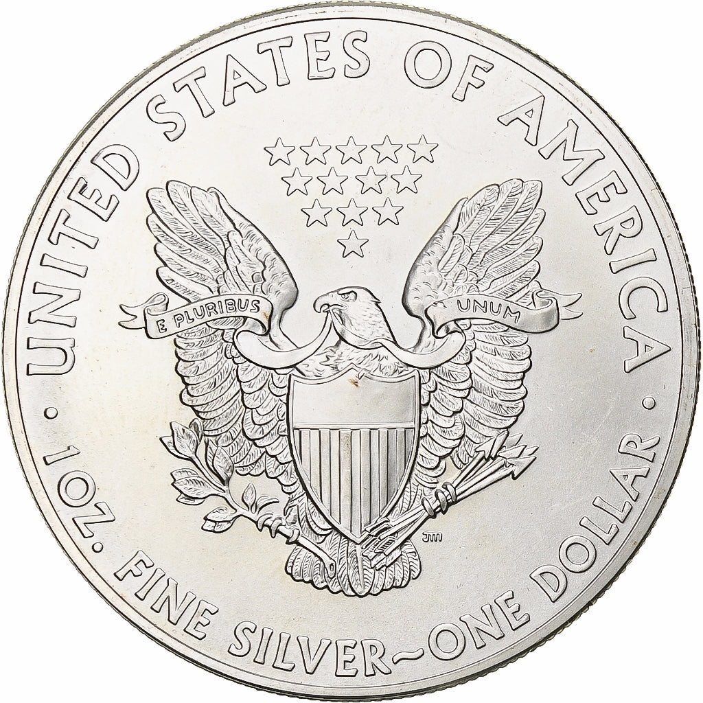United States, 1 Dollar, 1 Oz, 2014, Philadelphia, Silver, MS(63), KM:273