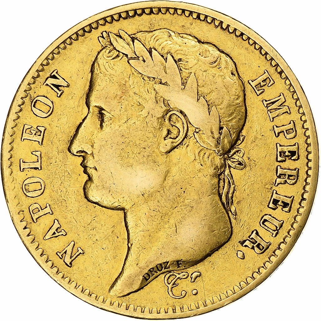 France, 40 Francs, Napoléon I, 1811, Paris, Or, TB+, Gadoury:1084, KM:696.1