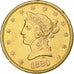 United States, 10 Dollars, Coronet Head, 1880, San Francisco, Gold, AU(50-53)
