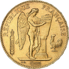 France, 100 Francs, Génie, 1886, Paris, Gold, AU(50-53), Gadoury:1137, KM:832