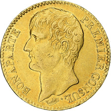 Francia, Bonaparte Ier Consul, 40 Francs, An XI, Paris, Oro, BB+, Gadoury:1080