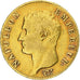 France, 20 Francs, Napoléon I, AN 14, Paris, Gold, VF(30-35), Gadoury:1023