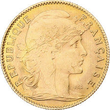 France, 10 Francs, Marianne, 1912, Paris, Gold, AU(50-53), Gadoury:1017, KM:846