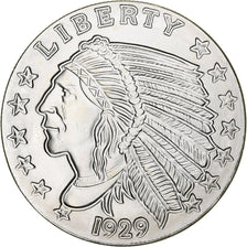 Vereinigte Staaten, Onza, Troy Ounce of Silver, Tête d'indien - Aigle, 1929