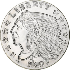 USA, Onza, Troy Ounce of Silver, Tête d'indien - Aigle, 1929, Philadelphia