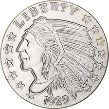 États-Unis, Onza, Troy Ounce of Silver, Tête d'indien - Aigle, 1929