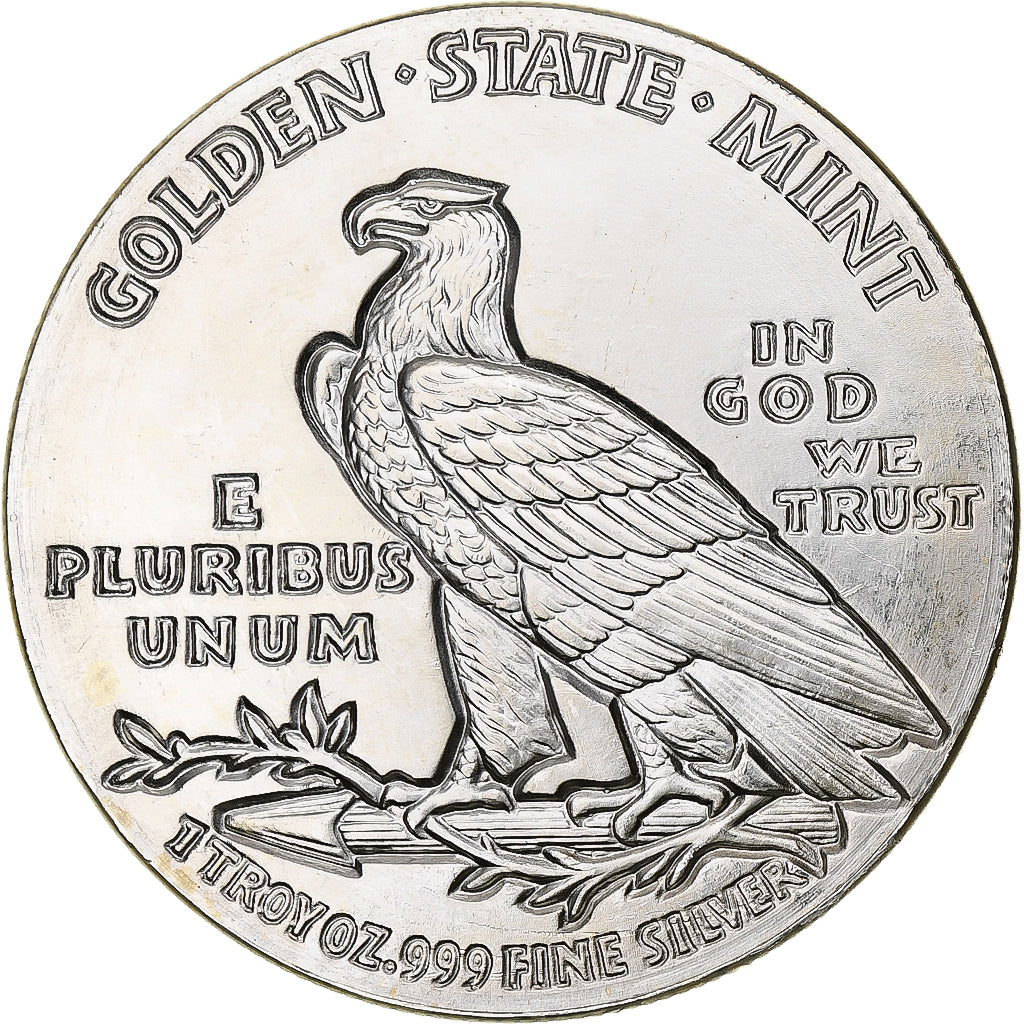 États-Unis, Onza, Troy Ounce of Silver, Tête d'indien - Aigle, 1929
