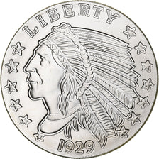 Verenigde Staten, Onza, Troy Ounce of Silver, Tête d'indien - Aigle, 1929