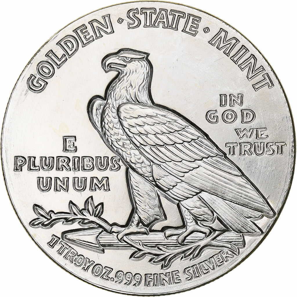 Verenigde Staten, Onza, Troy Ounce of Silver, Tête d'indien - Aigle, 1929