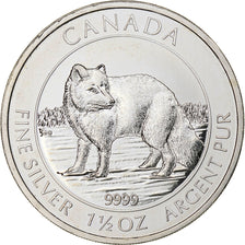 Canada, Elizabeth II, 8 Dollars, Renard, 2014, 1-1/2 Oz, Argento, SPL