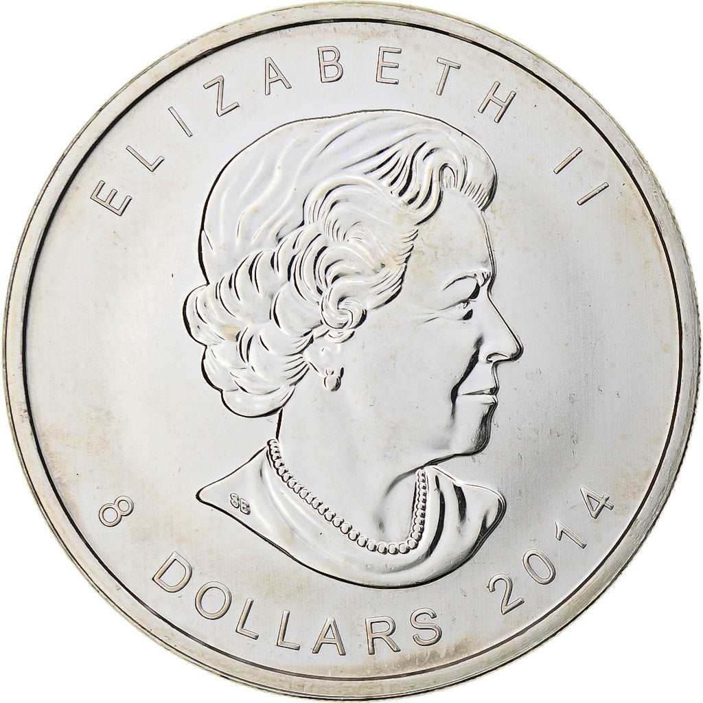 Canada, Elizabeth II, 8 Dollars, Renard, 2014, 1-1/2 Oz, Argent, SPL