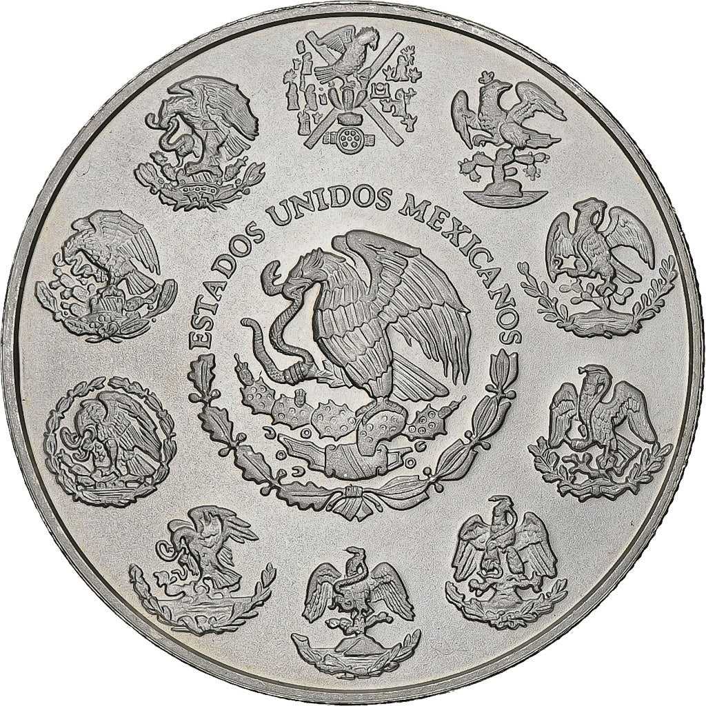 Mexico, Onza, Troy Ounce of Silver, 2013, Mexico City, Silver, MS(63), KM:639