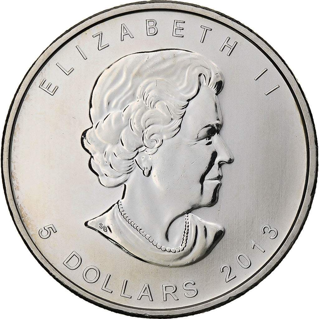 Canada, Elizabeth II, 5 Dollars, 2013, Royal Canadian Mint, 1 Oz, Silver