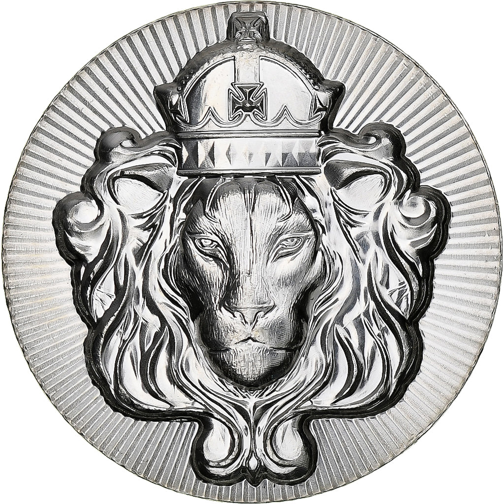 Great Britain, 3.215 Troy Oz, Silver Lion, Scottsdale, Silver, MS(65-70)