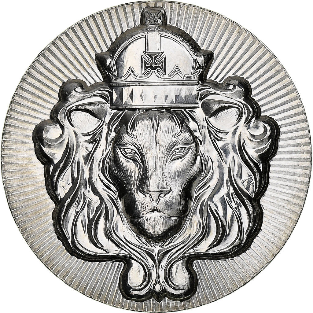 Great Britain, 3.215 Troy Oz, Silver Lion, Scottsdale, Silver, MS(65-70)