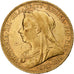 Great Britain, Victoria, Sovereign, 1895, Gold, AU(50-53), KM:785