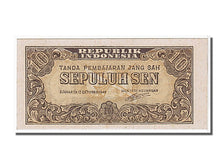 Indonesia, 10 Sen, 1945, KM #15b, 1945-10-17, UNC(65-70)