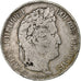 France, 5 Francs, Louis-Philippe, 1843, Lille, Silver, VF(30-35), Gadoury:678