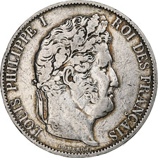 Frankreich, 5 Francs, Louis-Philippe, 1844, Lille, Silber, S+, Gadoury:678a