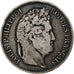 Francia, 5 Francs, Louis-Philippe, 1833, Perpignan, Argento, MB, Gadoury:678