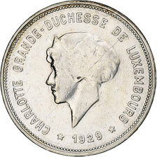 Lussemburgo, Charlotte, 5 Francs, 1929, Argento, BB+, KM:38