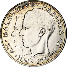 België, Baudouin I, 50 Francs, 50 Frank, 1960, Zilver, PR, KM:152.1