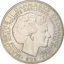 Danemark, Margrethe II, 10 Kroner, 1972, Copenhagen, Argent, SUP, KM:858