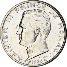 Monaco, Rainier III, 5 Francs, 1966, Paris, Argent, SUP, Gadoury:MC152., KM:141