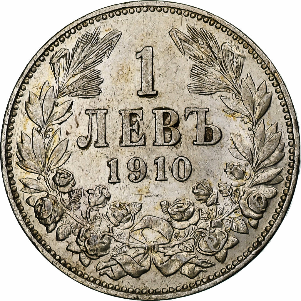 Bulgaria, Ferdinand I, Lev, 1910, Argento, SPL-, KM:28