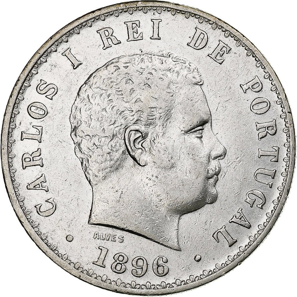 Portugal, Carlos I, 500 Reis, 1896, Argent, TTB+, KM:535