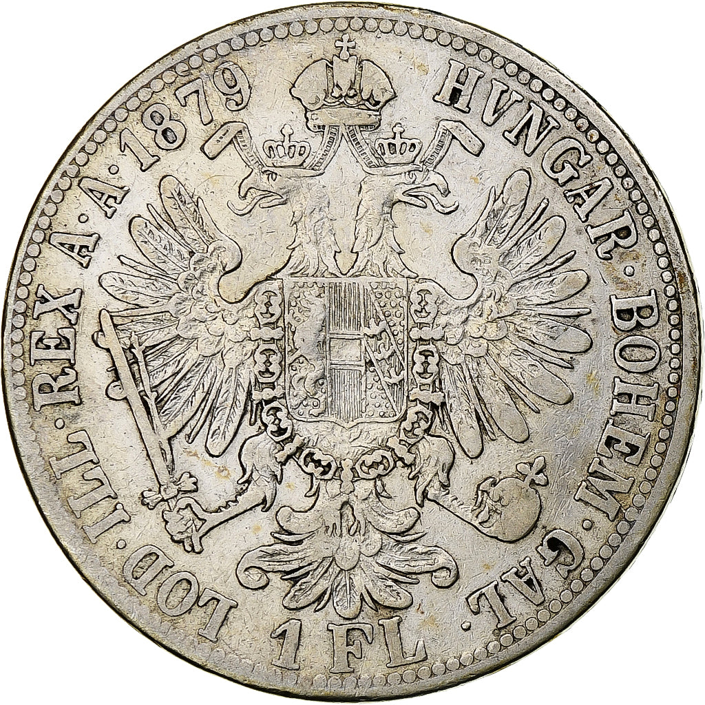 Austria, Franz Joseph I, Florin, 1879, Argento, BB, KM:2222